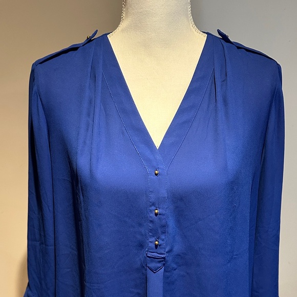 Express Royal Blue Blouse - Picture 2 of 5